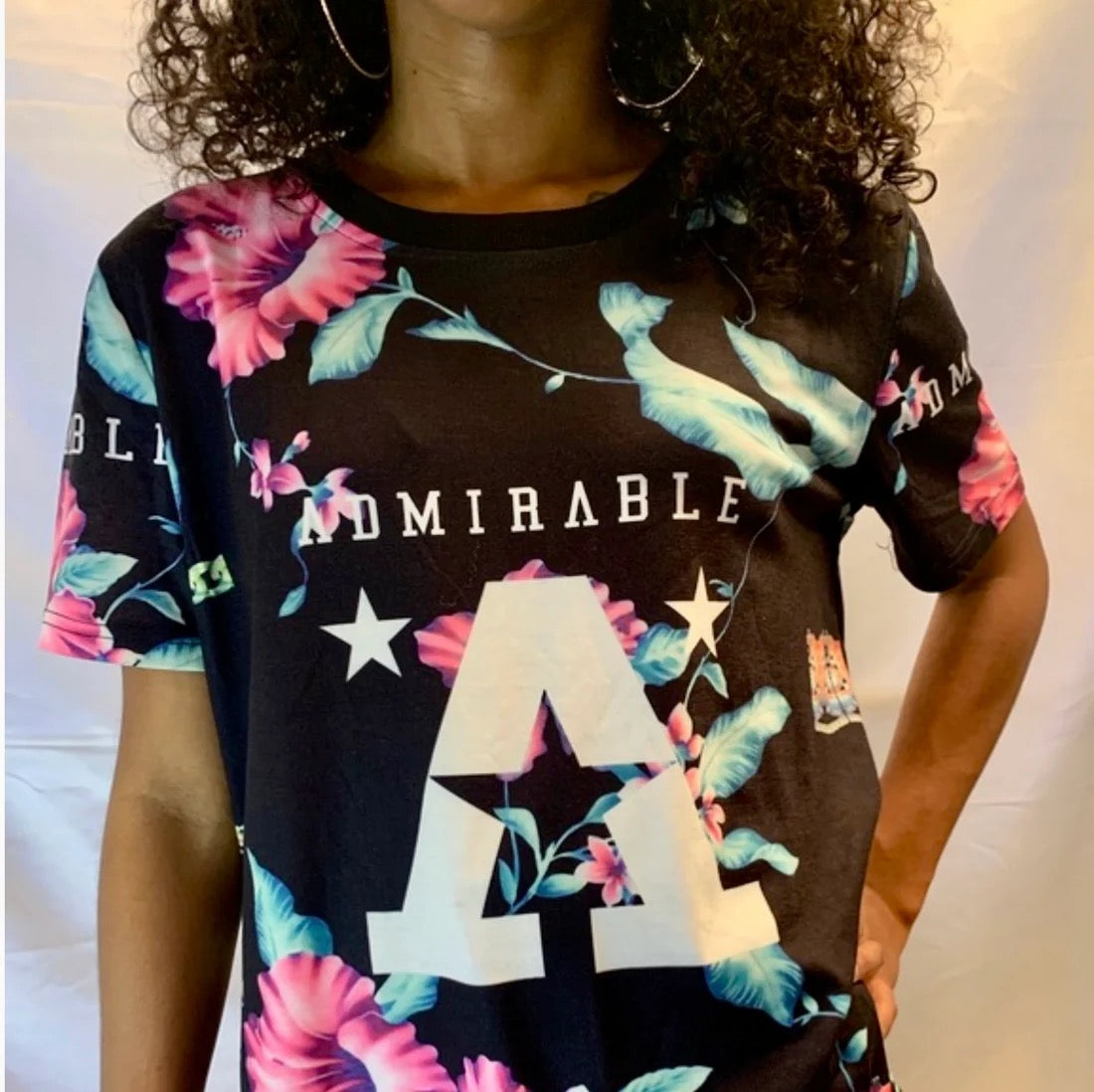 Admirable Oversized Floral Tee