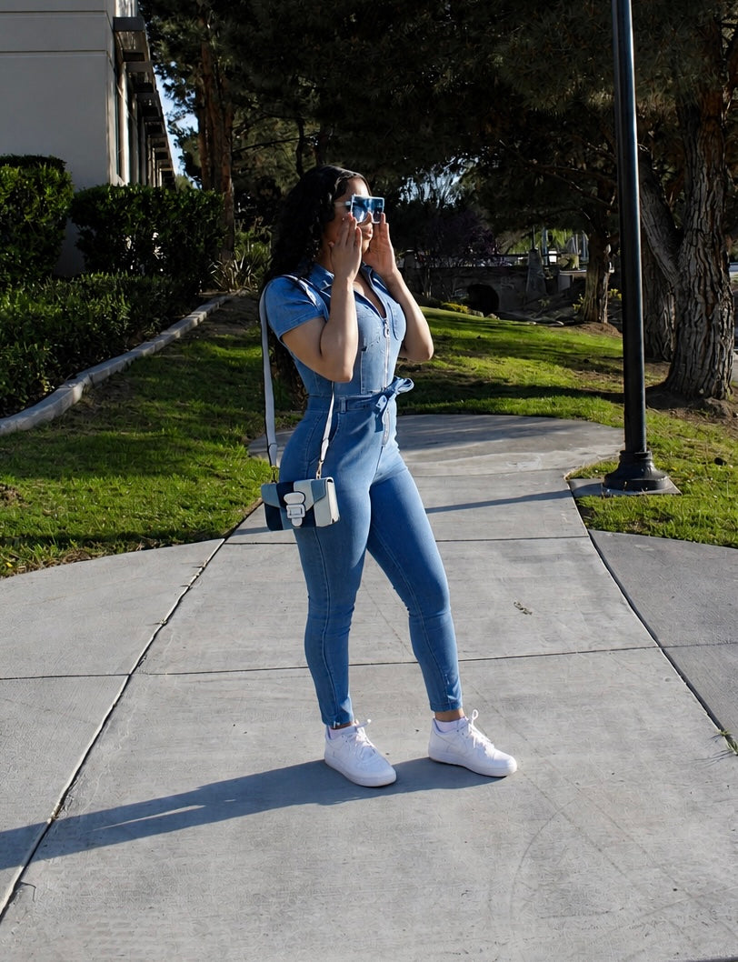 Pretty Little Thing Denim Jumpsuit