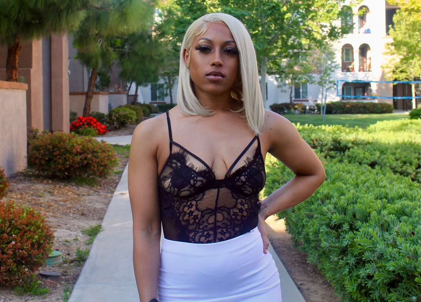 Envy Lace Black Bodysuit