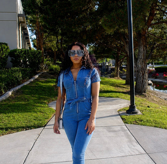 Pretty Little Thing Denim Jumpsuit