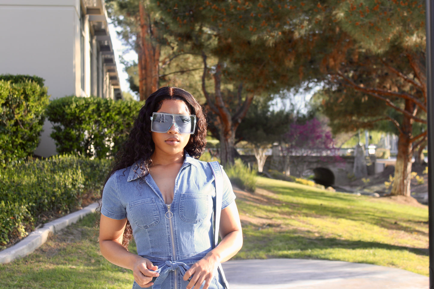 Pretty Little Thing Denim Jumpsuit