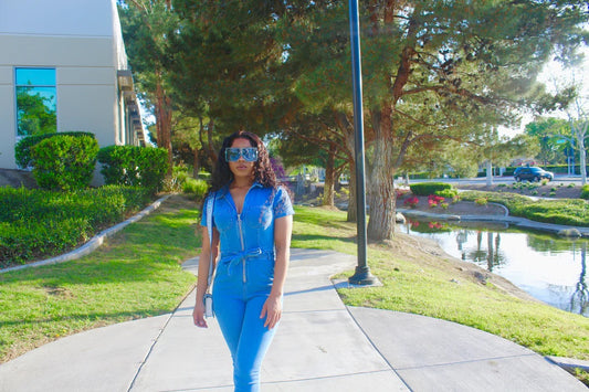 Pretty Little Thing Denim Jumpsuit