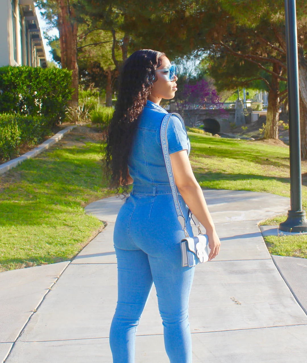 Pretty Little Thing Denim Jumpsuit